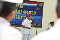 Direktur Pendidikan (Dirdik) Kodiklatal Brigjen TNI Marinir Fransisco Simanjorang