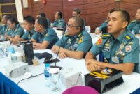 Kadispen Kodiklatal Kolonel Marinir Suharyono hadiri Rakorsus Intelijen TNI AL
