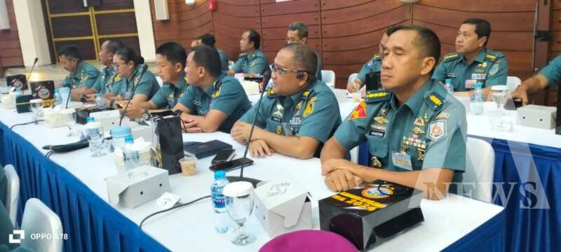 Kadispen Kodiklatal Kolonel Marinir Suharyono hadiri Rakorsus Intelijen TNI AL