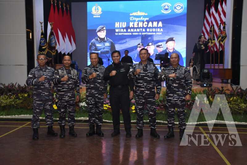 Dankodiklatal Letjen TNI Marinir Nur Alamsyah hadiri peringatan HUT ke-65 Hiu Kencana