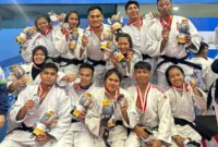 Atlet Judo Polri Rebut Emas di PON XXI Aceh Sumut