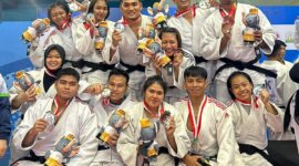 Atlet Judo Polri Rebut Emas di PON XXI Aceh Sumut