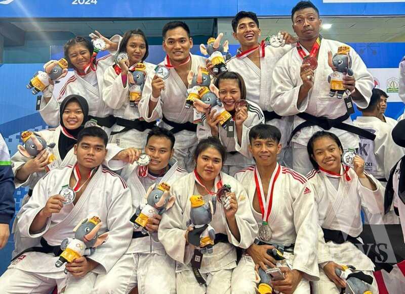 Atlet Judo Polri Rebut Emas di PON XXI Aceh Sumut