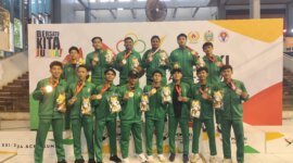 Anggota Polres Gresik Atlet Hockey Indoor Jatim raih perunggu di PON Aceh Sumut
