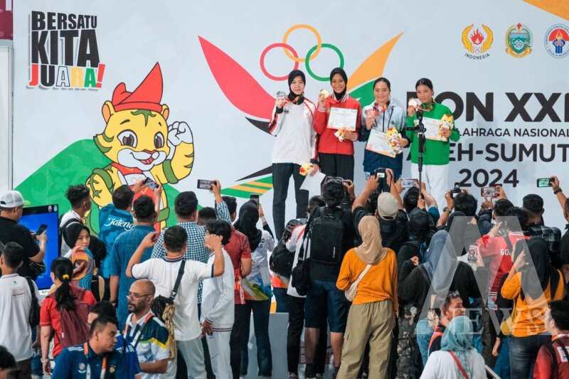 Atlet Taekwondo Polri Rizky Anugrah Prasetyo wakili Jatim rebut medali emas di PON XXI Aceh Sumut