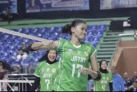 Tim Voli Indoor Putri Jatim menang lawan Sumut