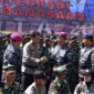 Dankodiklatal Letjen TNI Marinir Nur Alamsyah didampingi Wadan Kodikalatal Laksda TNI Eko Wahjono