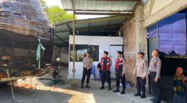 Polres Magetan Perkuat Pengamanan Kedatangan Kotak Suara