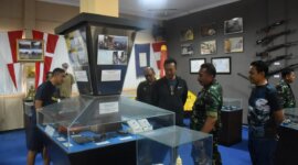 Dankodiklatal Letjen TNI Marinir Nur Alamsyah tinjau fasilitas Pusdikintelmar