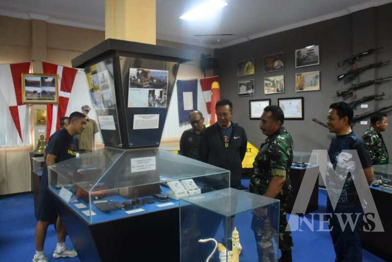 Dankodiklatal Letjen TNI Marinir Nur Alamsyah tinjau fasilitas Pusdikintelmar