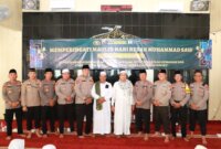 Polres Pelabuhan Tanjung Perak gelar Maulid Nabi Muhammad SAW