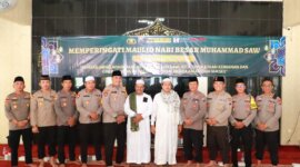 Polres Pelabuhan Tanjung Perak gelar Maulid Nabi Muhammad SAW