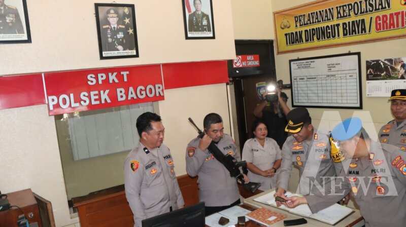 Kapolres Nganjuk AKBP Siswantoro kunjungi 3 Polsek