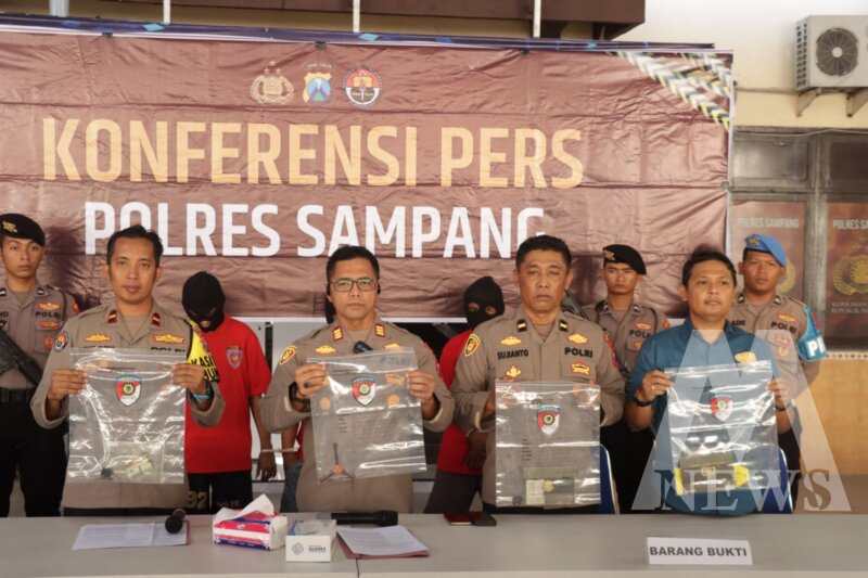Polisi tangkap tersangka Curanmor beserta barang buktinya