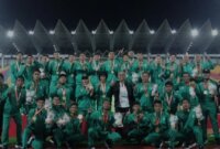 Kontingen Jatim Cabor Sepakbola Polda Jatim di PON XXI