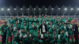 Kontingen Jatim Cabor Sepakbola Polda Jatim di PON XXI