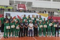 Tim Voli Jatim di PON XXI Aceh Sumut