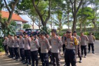 Polresta Banyuwangi siagakan personel pengamanan penetapan nomor urut