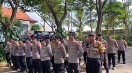Polresta Banyuwangi siagakan personel pengamanan penetapan nomor urut