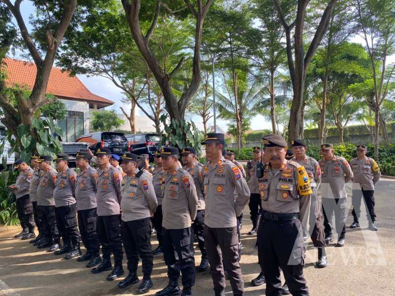 Polresta Banyuwangi siagakan personel pengamanan penetapan nomor urut