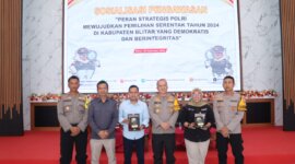 Polres Blitar gelar FGD Bekerjasama dengan Bawaslu dan KPU