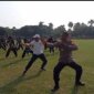 Polsek Ngawi Kota latihan bersama perguruan Pencak Silat