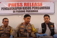 Kapolres Padang Pariaman AKBP Ahmad Faisol Amir ungkap kasus gadis penjual gorengan
