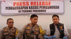 Kapolres Padang Pariaman AKBP Ahmad Faisol Amir ungkap kasus gadis penjual gorengan