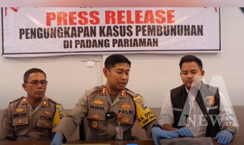 Kapolres Padang Pariaman AKBP Ahmad Faisol Amir ungkap kasus gadis penjual gorengan