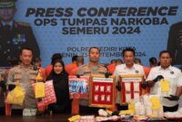 Polres Kediri Kota gelar Operasi Tumpas Narkoba Semeru 2024