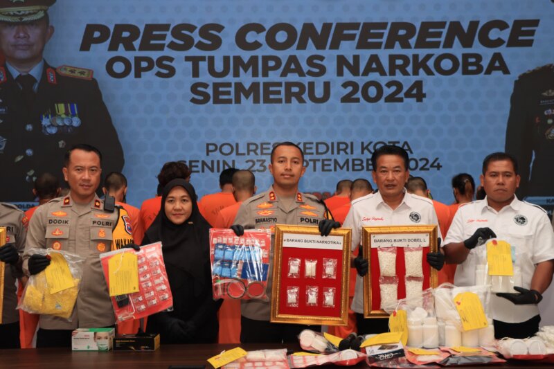 Polres Kediri Kota gelar Operasi Tumpas Narkoba Semeru 2024