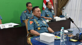 Dankodiklatal Letjen TNI Marinir Nur Alamsyah ikuti vicon FGD