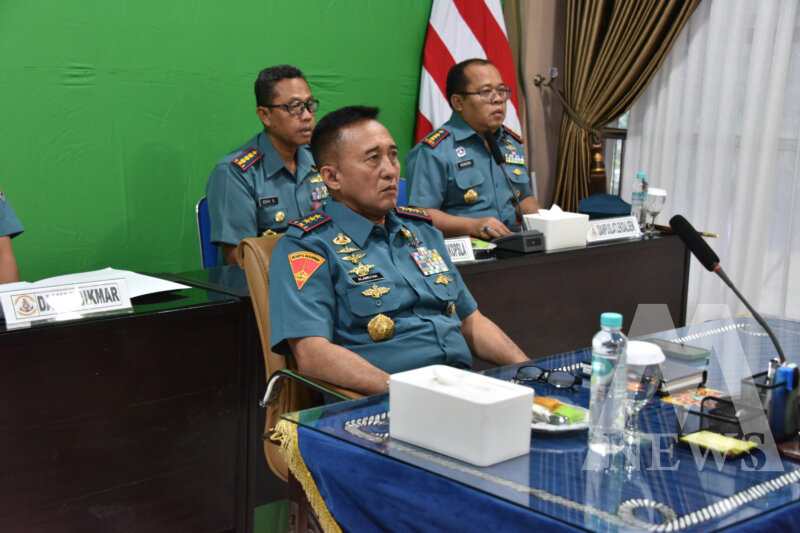 Dankodiklatal Letjen TNI Marinir Nur Alamsyah ikuti vicon FGD