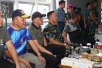 Dankodiklatal Letjen TNI Marinir Nur Alamsyah saksikan pertandingan Bola Voli Dharma Pertiwi
