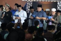 Kapolres Pamekasan AKBP Jazuli Dani Iriawan ikuti Ngaji Trotoar Lentera Katandur