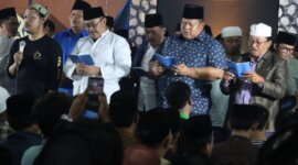 Kapolres Pamekasan AKBP Jazuli Dani Iriawan ikuti Ngaji Trotoar Lentera Katandur