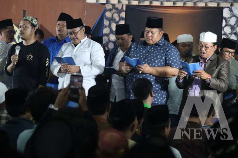Kapolres Pamekasan AKBP Jazuli Dani Iriawan ikuti Ngaji Trotoar Lentera Katandur