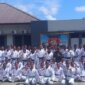 99 Siswa Satdik - 3 Kodiklatal Sorong Ujian Kenaikan Sabuk Karate