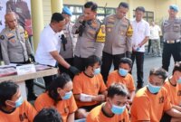 Kapolres Nganjuk AKBP Siswantoro saat Operasi Tumpas Narkoba Semeru 2024