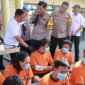 Kapolres Nganjuk AKBP Siswantoro saat Operasi Tumpas Narkoba Semeru 2024