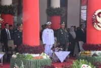 Wadan Kodiklatal Laksda TNI Eko Wahjono Hadiri Upacara Hari Kesaktian Pancasila