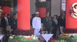 Wadan Kodiklatal Laksda TNI Eko Wahjono Hadiri Upacara Hari Kesaktian Pancasila