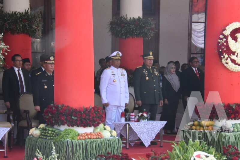 Wadan Kodiklatal Laksda TNI Eko Wahjono Hadiri Upacara Hari Kesaktian Pancasila