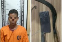Polisi amankan tersangka beserta barang buktinya