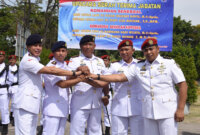 Danpusdiksus Kodikopsla Kodiklatal Kolonel Laut (P) Gering Sapto Sambodo Pimpin Sertijab Dansenerbal dan Dansekopaska