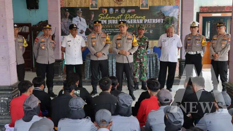 Kapolres Nganjuk AKBP Siswantoro cek kesiapan Lomba Anugerah Patriot Jawi Wetan II