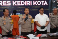 Polres Kediri Kota amankan tersangka penganiayaan korban meninggal