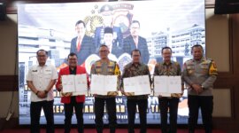 Kapolda Jatim Irjen Pol Drs. Imam Sugianto dan Perguruan Tinggi Tandatangani MOU Tingkatkan SDM unggul bagi anggota Polri