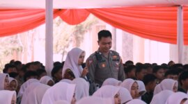 Satlantas Polres Jember sosialisasi Program Mahameru Lantas di sekolah