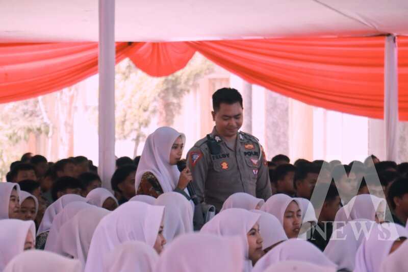 Satlantas Polres Jember sosialisasi Program Mahameru Lantas di sekolah